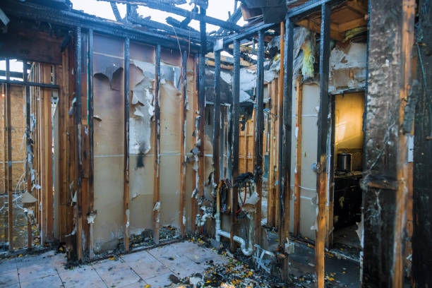 Professional Fire Damage Assessment technician working in White Oak, TX
